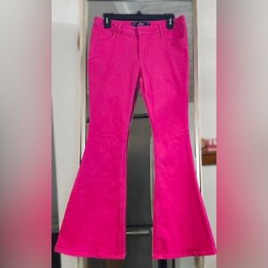 Hollister Hot Pink Low-rise Vintage Flare Pants